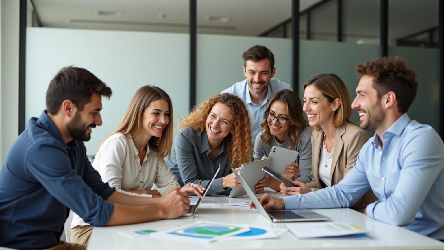 Dicas de Marketing: Como fazer Anúncios Online Grupo diverso trabalhando em anúncios online.