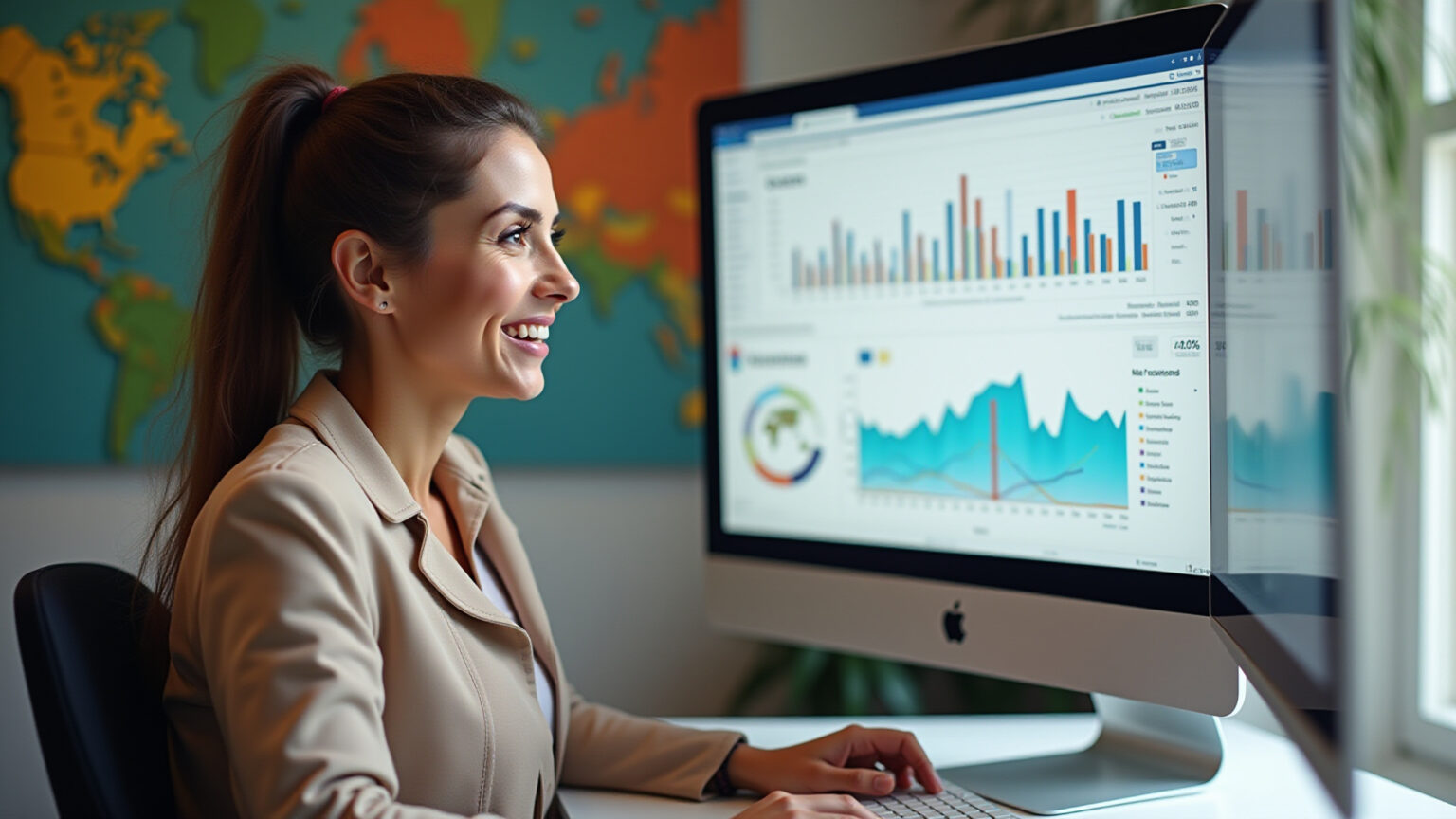 Diagnóstico da Rank Certo: Impulsionando sua Estratégia de SEO com Análises Precisas Especialista analisando dados de SEO em dashboard.