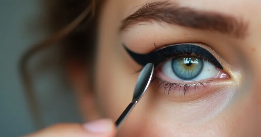 Como Fazer Delineado de Gatinho com Colher: Truque Fácil!