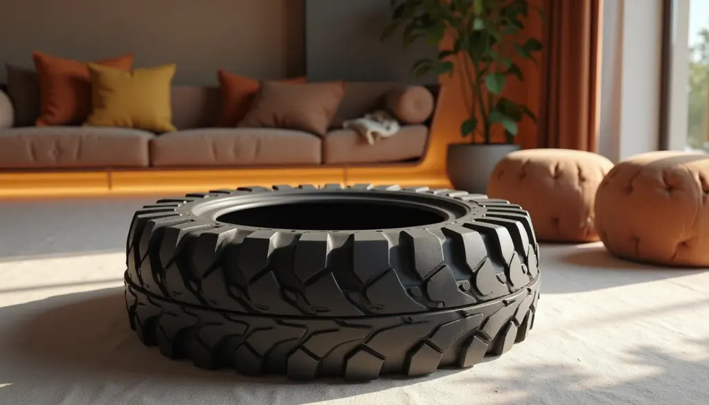 Mesa de Centro com Pneus: Transforme Lixo em Luxo!