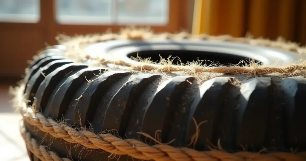Como Fazer Puff de Pneu com Corda de Sisal: Guia Fácil