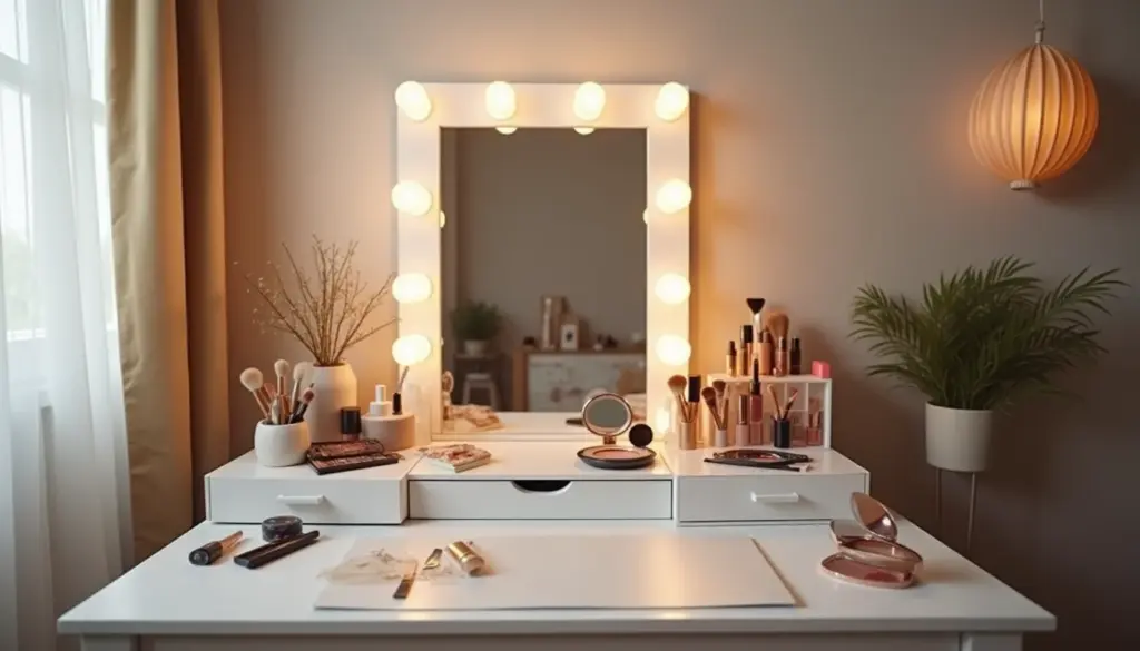 Penteadeira Pequena: Organize Sua Make Sem Bagunça