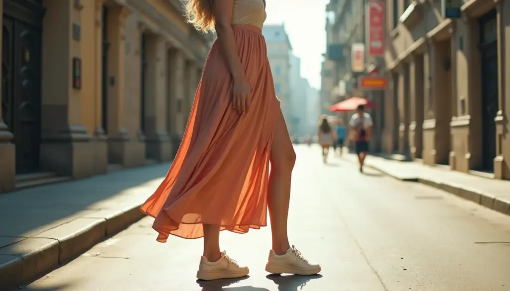 Saia Longa com Tênis: O Guia para Looks Incríveis