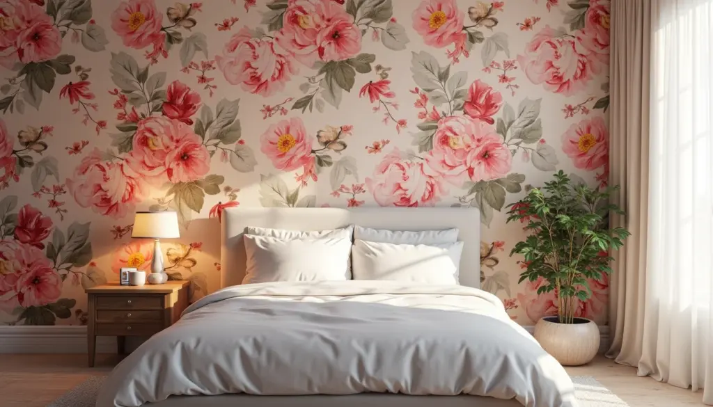 Papel de Parede Floral: Transforme Seu Quarto Já!