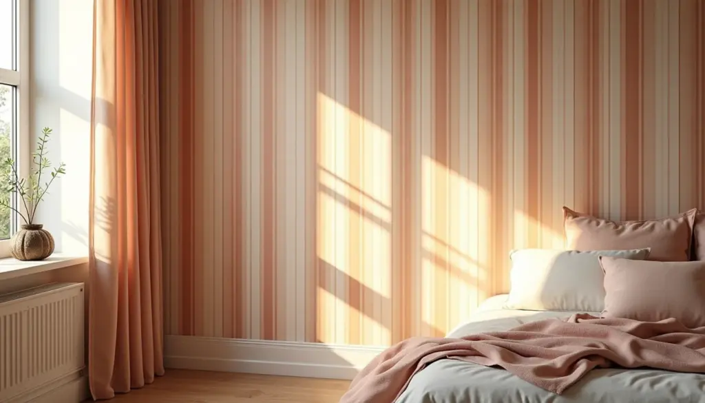 Dicas para decorar quarto com papel de parede listrado: o segredo revelado!