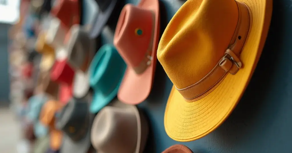 Ideias de Decoração com Chapéus na Parede: Arte Inesperada Ideias de Decoração com Chapéus na Parede: Arte Inesperada