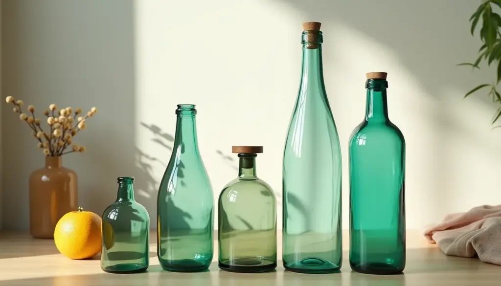 Garrafas de Vidro: Decoração Inesperada e Sustentável Garrafas de Vidro: Decoração Inesperada e Sustentável