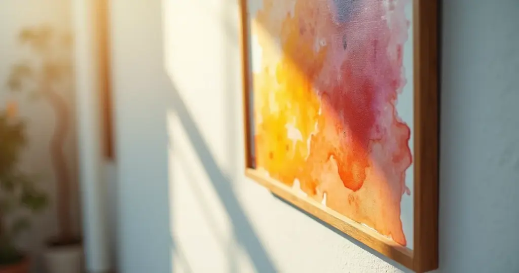 Ideias de Decoração com Quadros de Aquarela: Toque Leve Ideias de Decoração com Quadros de Aquarela: Toque Leve