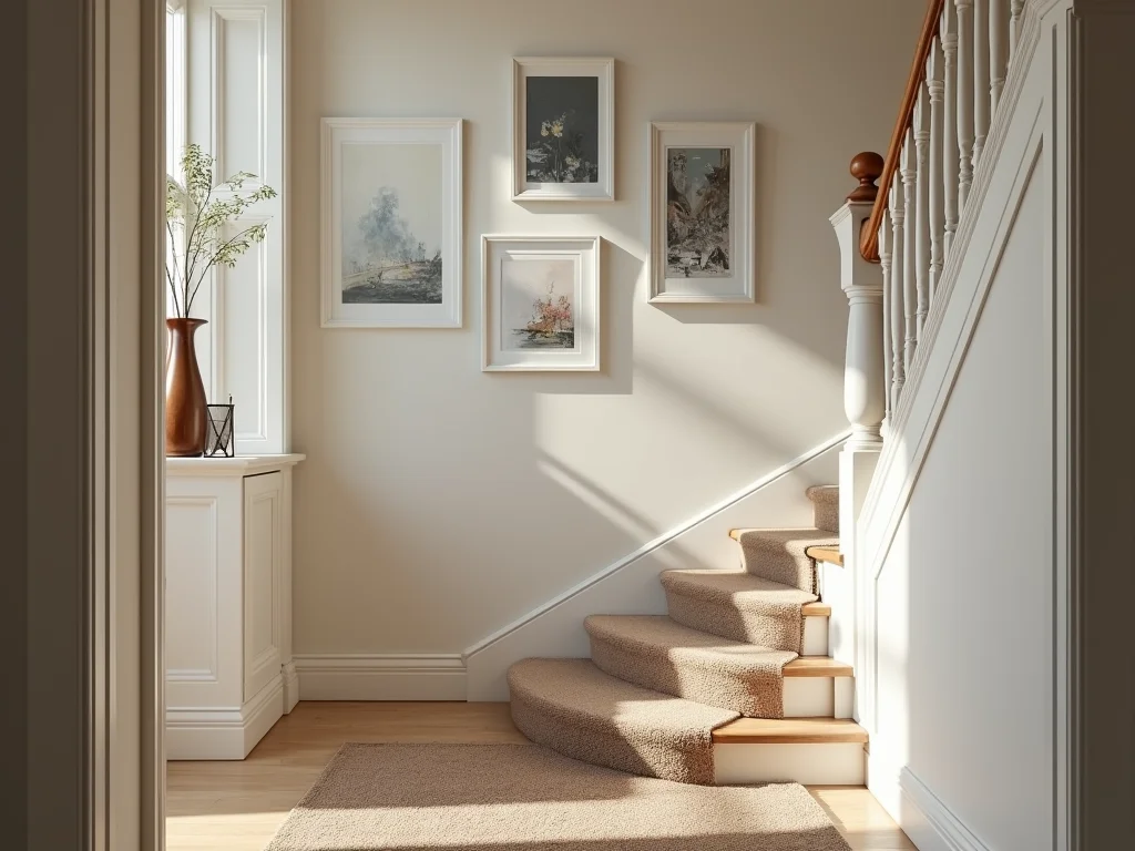 Quadros na Escada: Transforme Seu Corredor Agora! Quadros na Escada: Transforme Seu Corredor Agora!