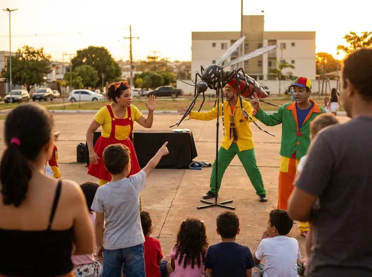 Peça teatral sobre dengue no Gama