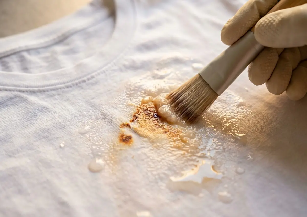 Remova ferrugem de roupas brancas facilmente