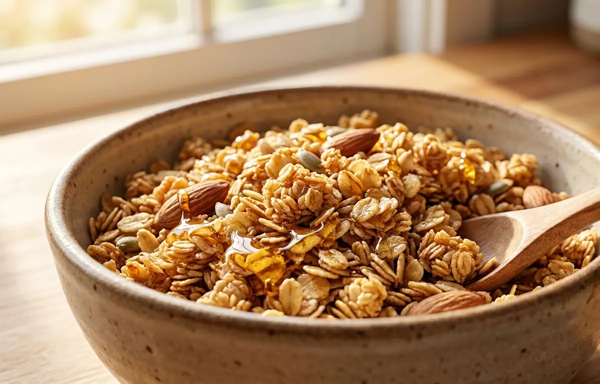 Granola caseira barata: receita crocante e econômica