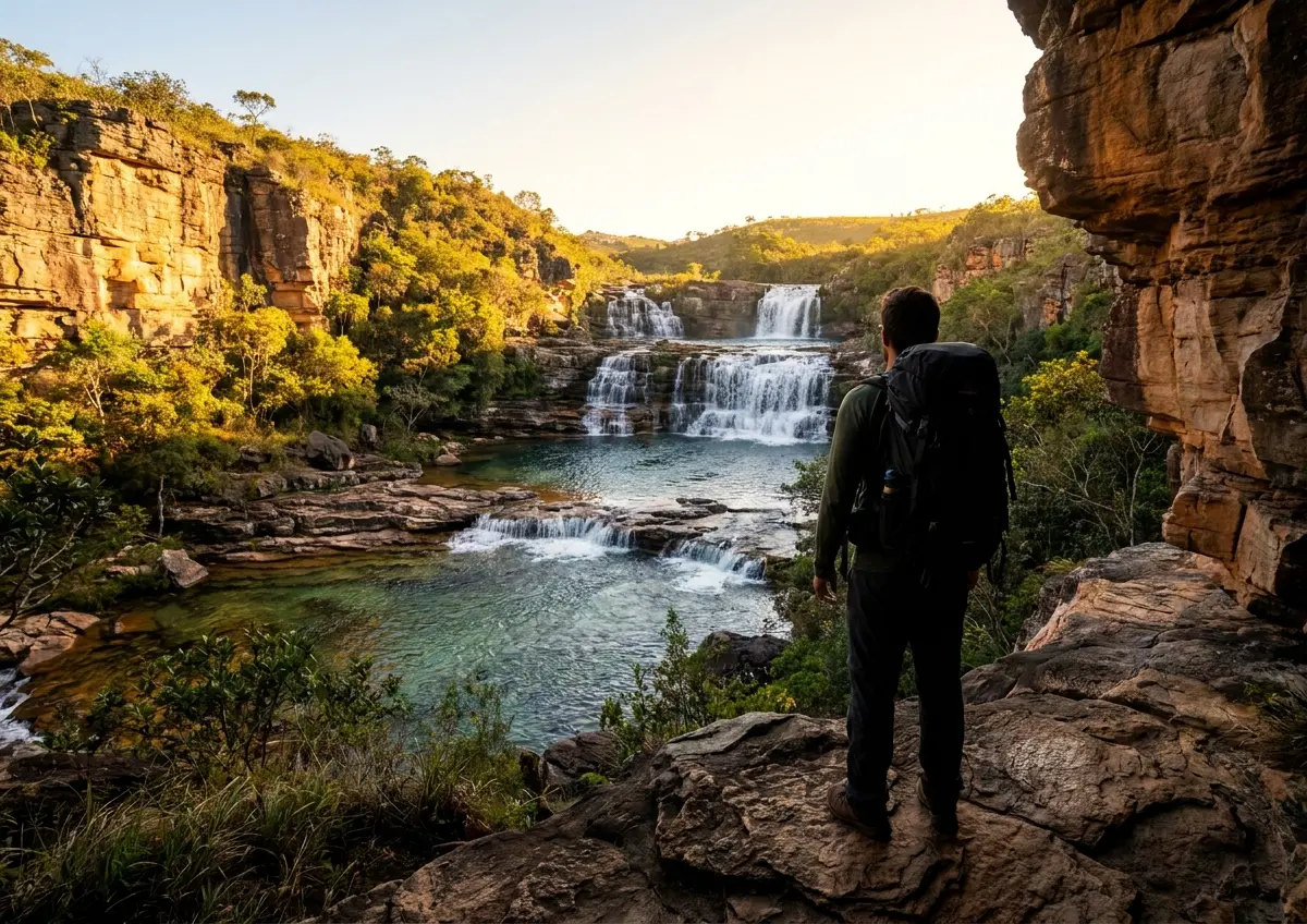 Trilhas e Piscinas Naturais em Colinas do Sul GO