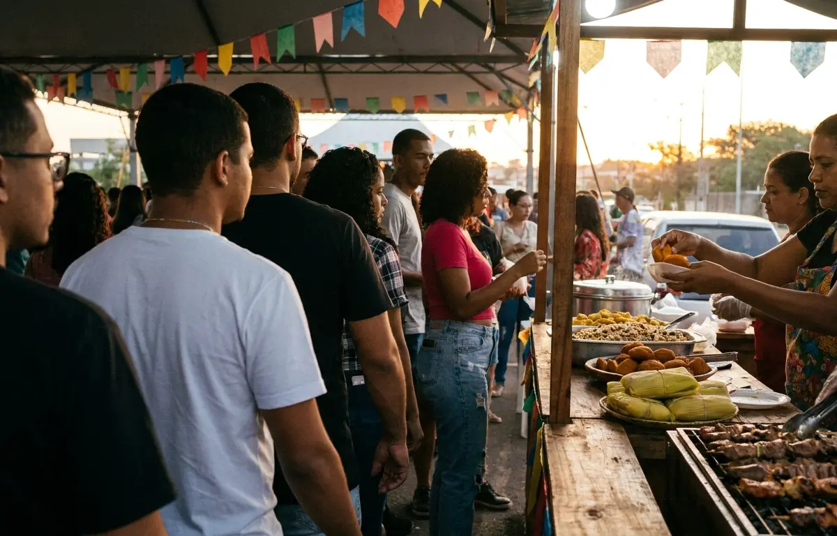 Gastronomia e Cultura no Arraiá de Águas Claras