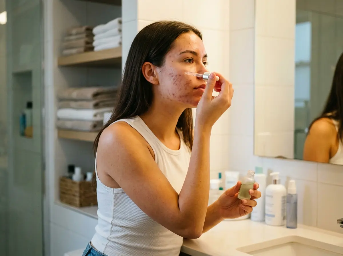 Rotina eficaz para tratar acne em casa