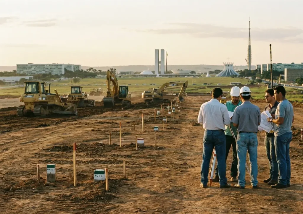 Governo do DF detalha criação de 26 de Setembro e Ponte Alta e impactos Área de terreno demarcada para novas cidades no DF vista em plano aberto