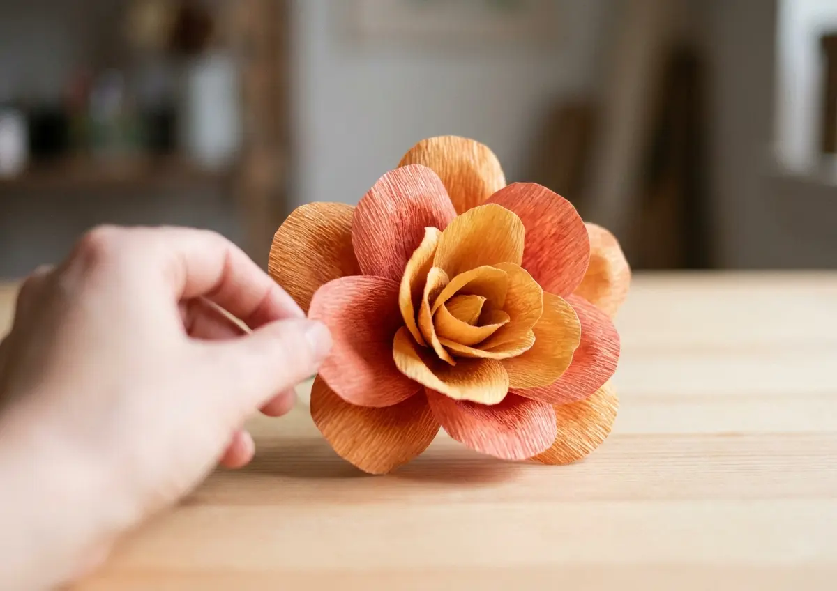 Decore sua casa: faça flores de papel em 7 min