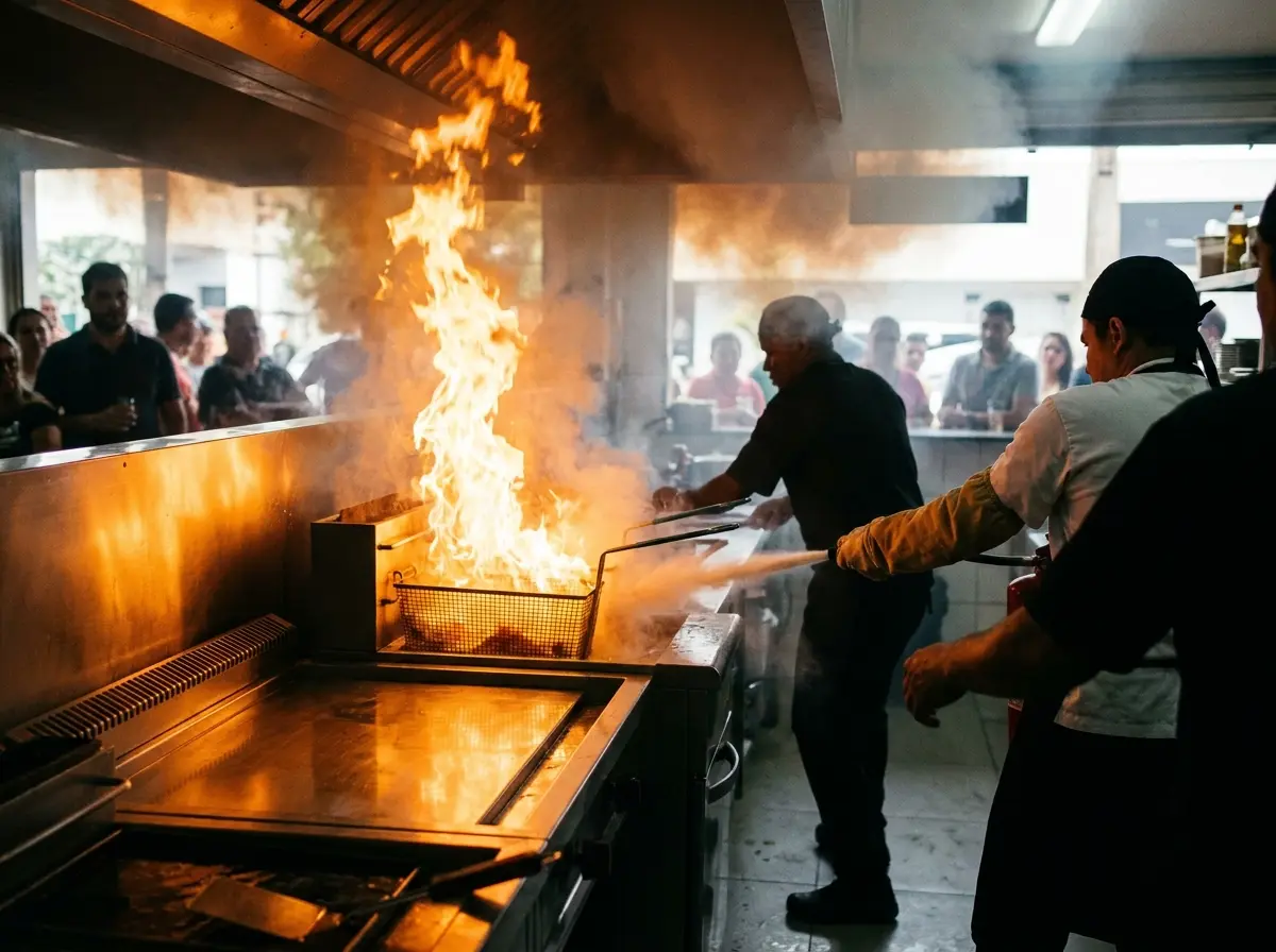 Incêndio em fritadeira preocupa moradores da Asa Sul