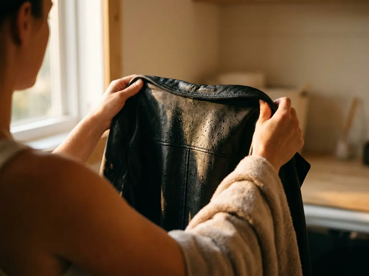 Como cuidar da sua jaqueta de couro em casa