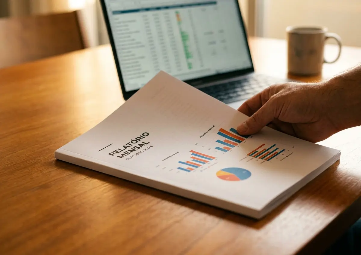 Transforme dados em decisões: Relatório mensal