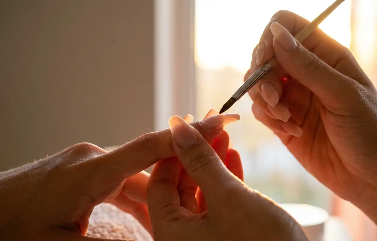 Unhas acrílicas em casa: evite descolamento