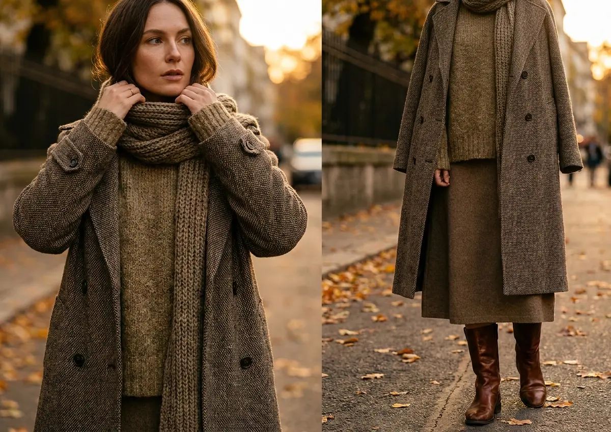 Vestidos no inverno: camadas que aquecem