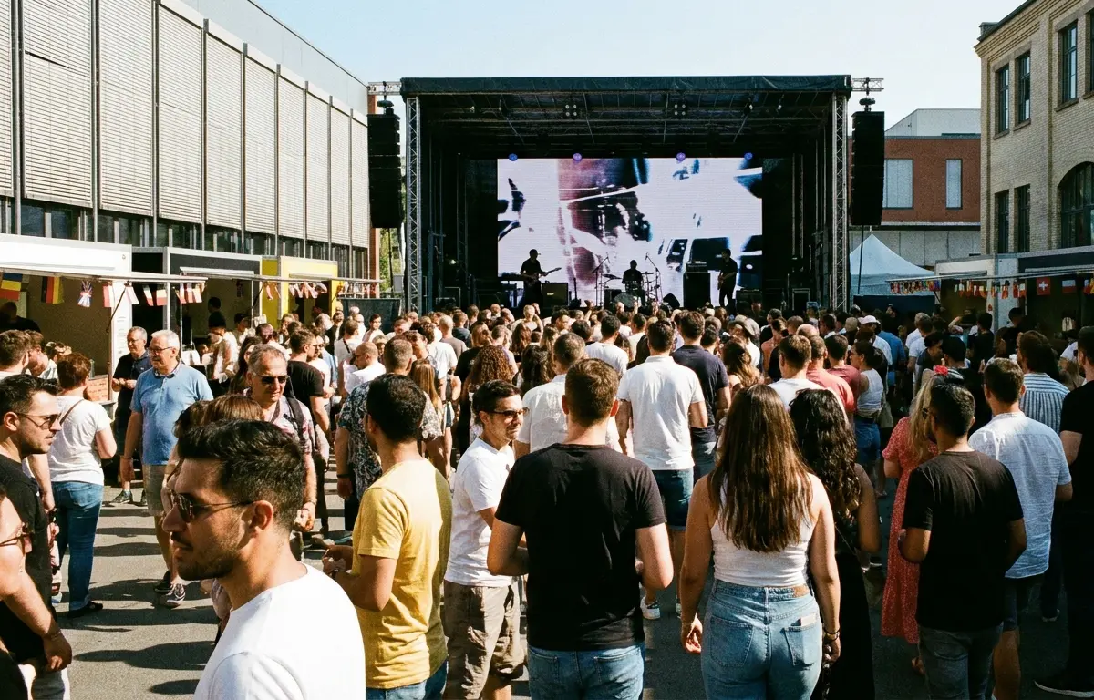 Festival Europeu no MAB: Comidas e Shows