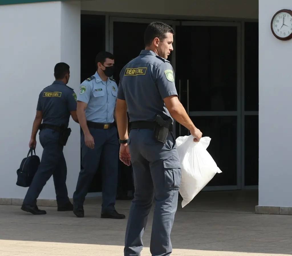 Governo do DF autoriza falta em dias de copa, mas exige compensação Servidores do governo do DF descendo escadarias do prédio institucional vistos de costas